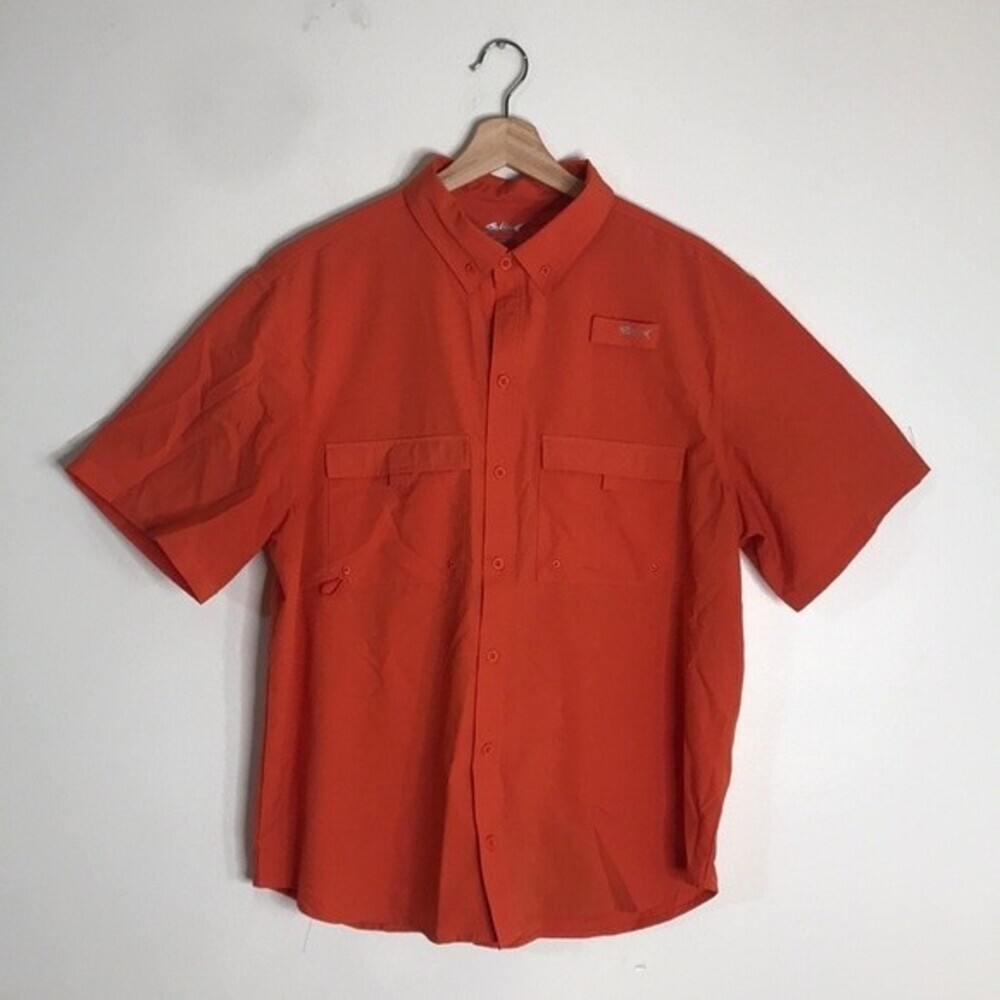 Silverbait mens lightweight performance vented fishing shirt size large